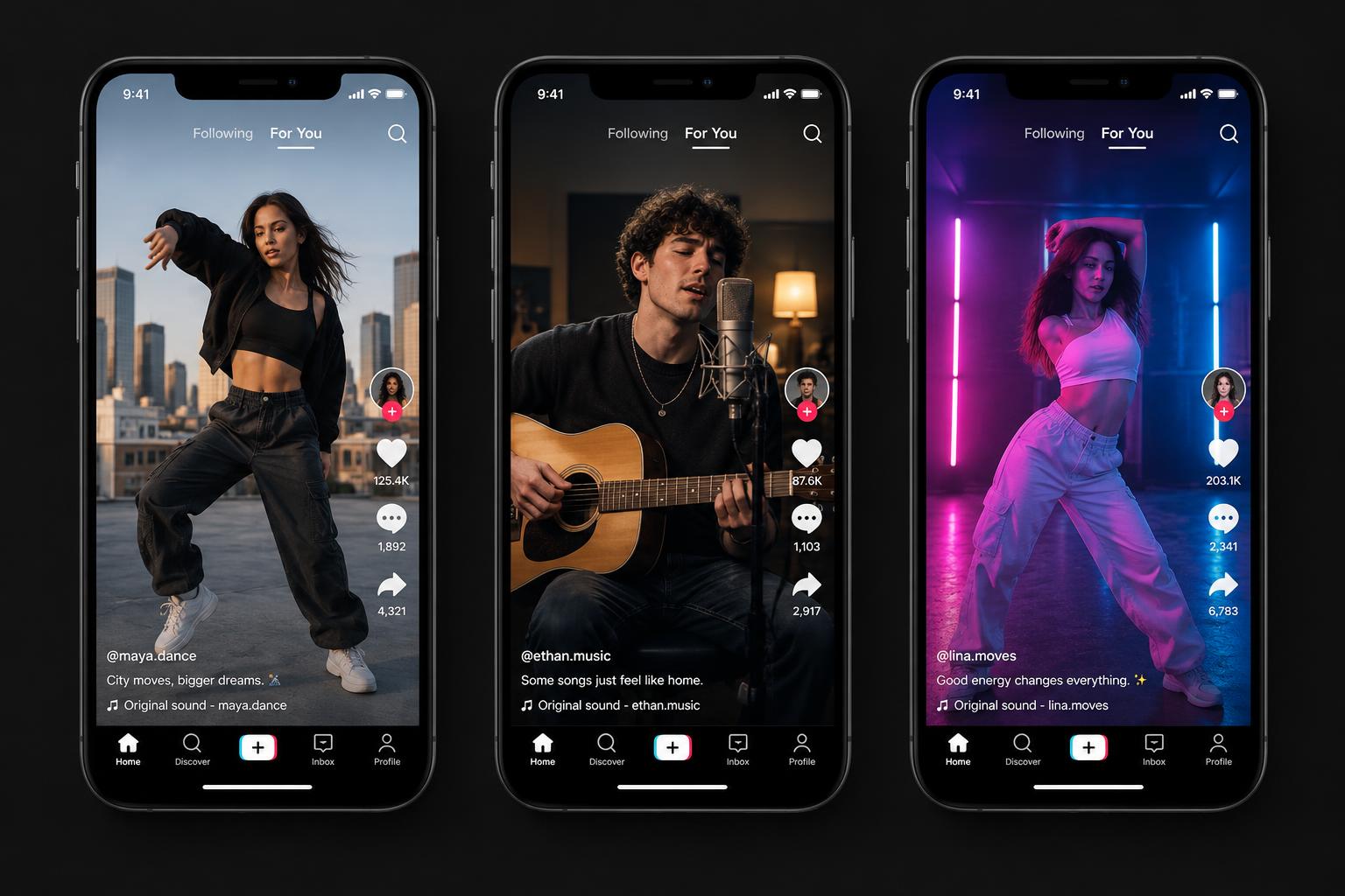 TikTok videos featuring artists promoting music